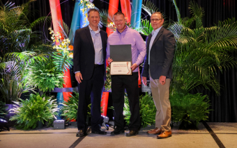 Commercial State Bank receives the Life Honors List Award from the Nebraska Bankers Association